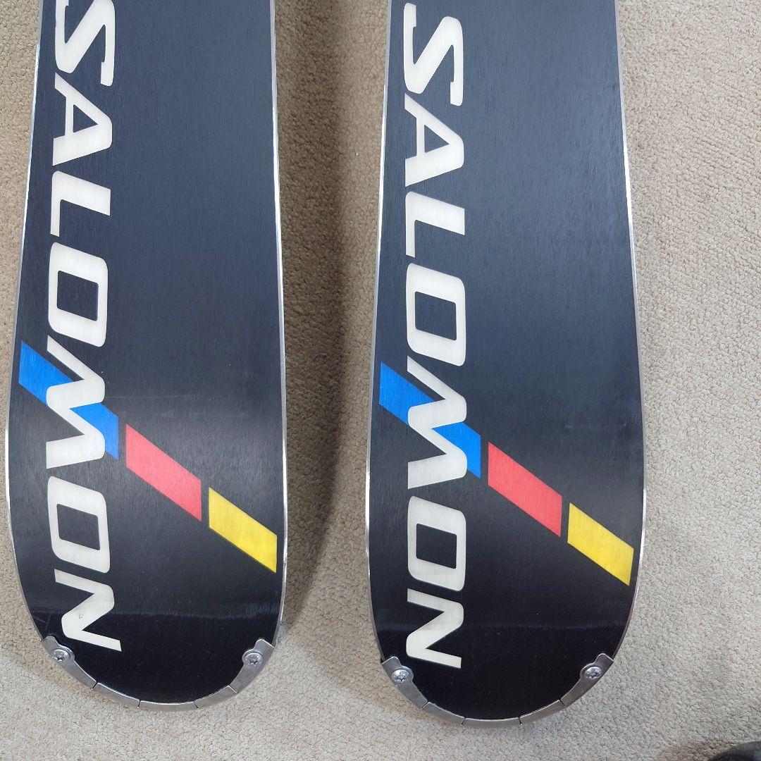 比較的きれい 使用済 サロモン24HOURS 154cm 2点セット スキー www