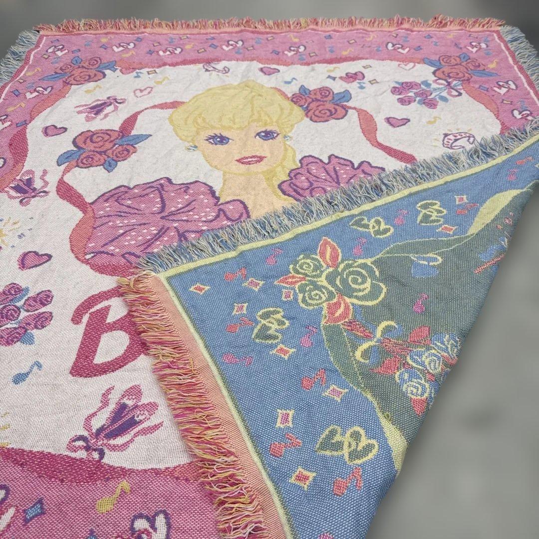 バービー ブランケット マルチカバー ソファーカバー ラグ 150x133