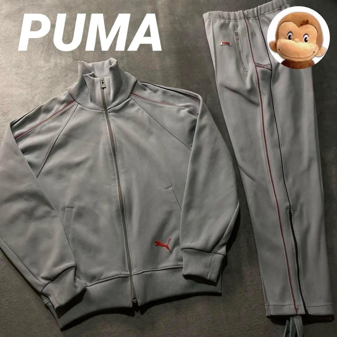 PUMA ジャージセットアップ 80s 刺繍ロゴ ヒットユニオン 日本製 M相当
