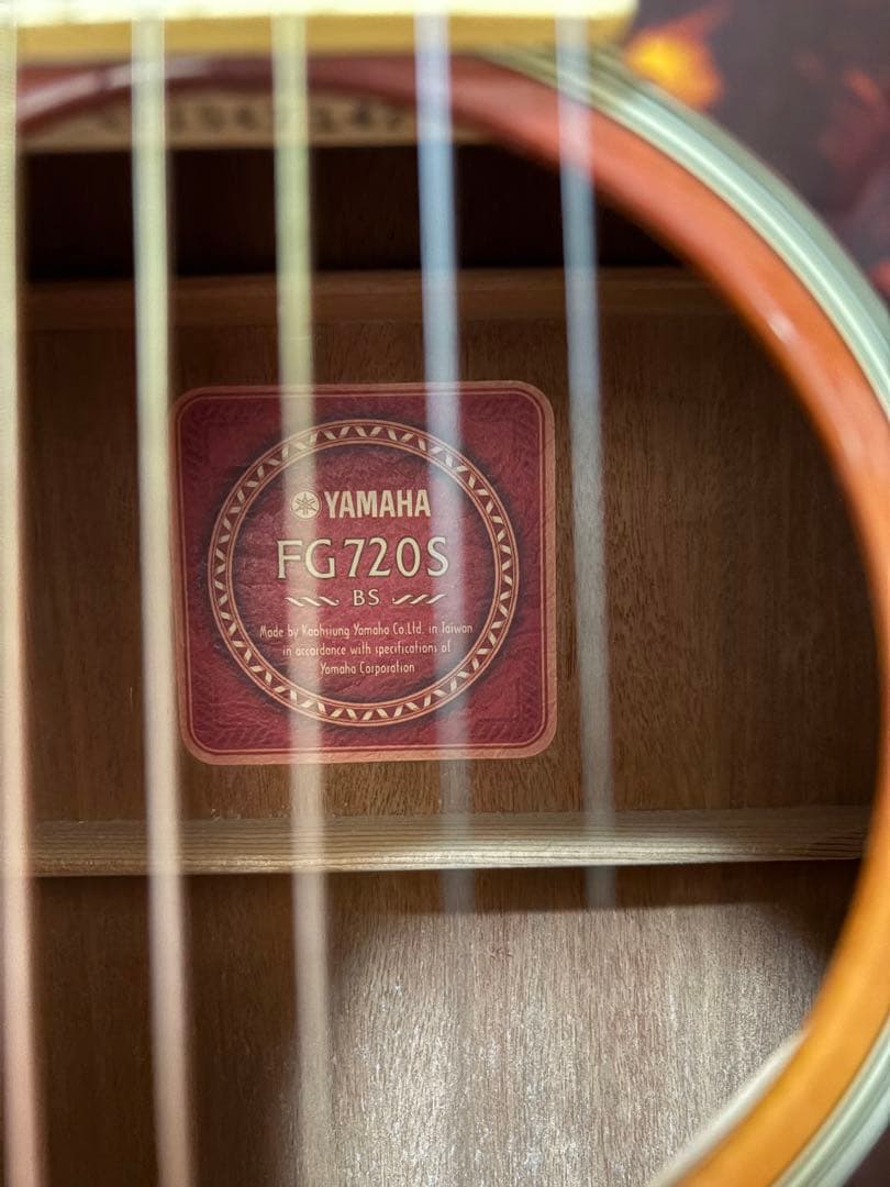 YAMAHA FG-720S BS アコースティックギター 初心者に最適