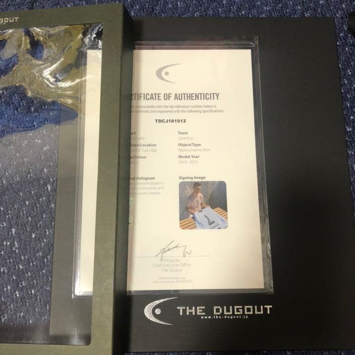 ダグアウト製 C.ロナウド 直筆サイン入り ユベントス マンチェスター