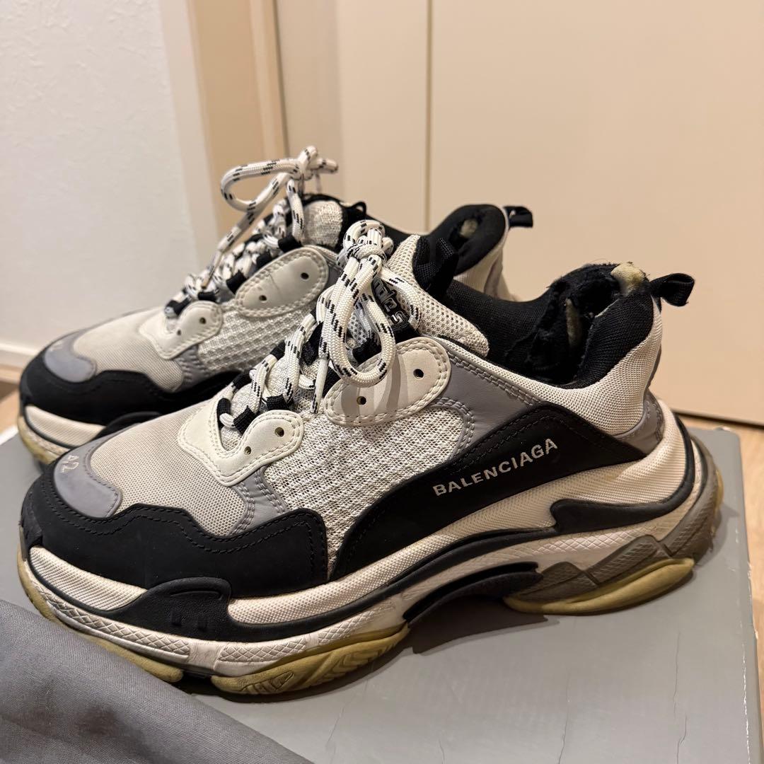 【レア】BALENCIAGA tripleS 42 パンダカラー