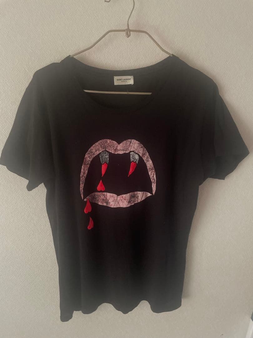 Saint Laurent Parisブラッドラスター Tシャツ - メルカリ