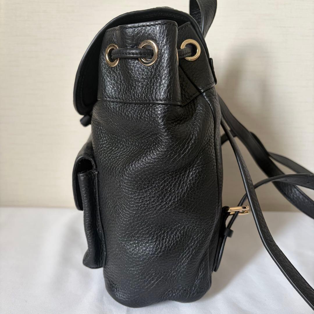 コーチ ミニリュック ターンロック ビリー シボ革 ブラック - メルカリ