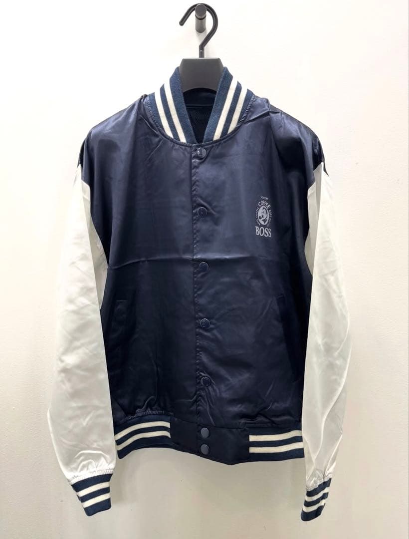 BOSS SUNTORY COFFEE スタジャン ネイビー - メルカリ