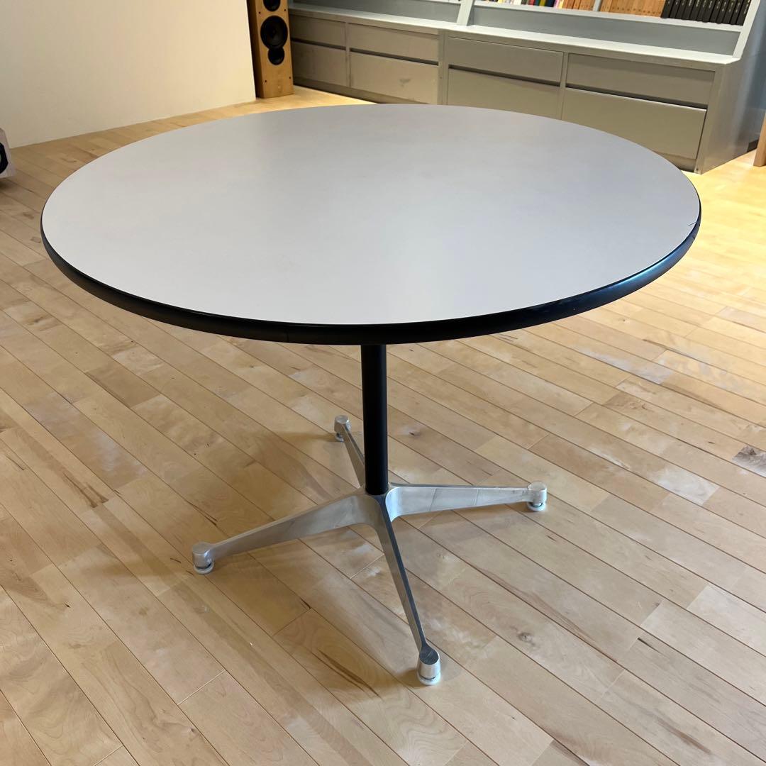 正規品ハーマンミラー コントラクトベーステーブル 丸テーブル - メルカリ