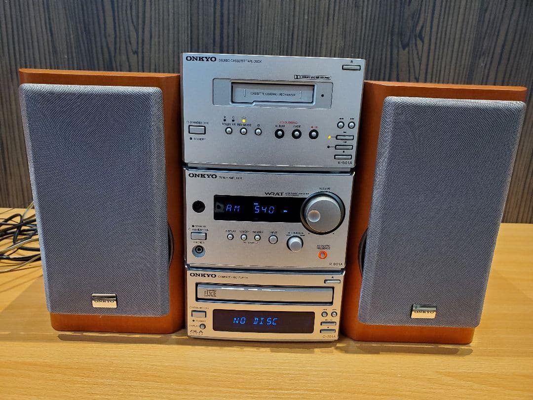 男*ん様 ONKYO コンポ　K-501 R-801A C-701A D-022