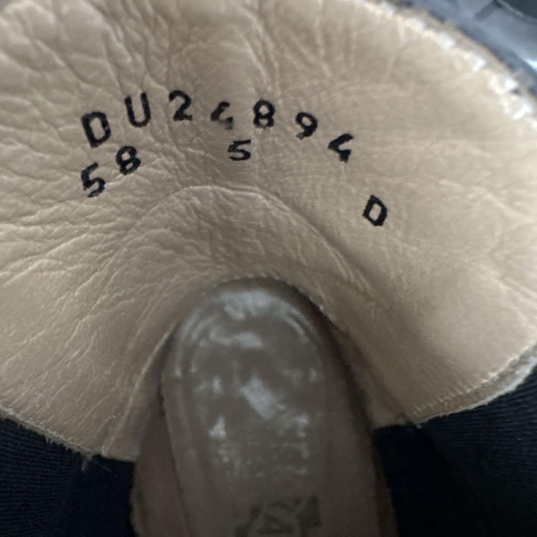 サルヴァトーレ フェラガモ サイドゴアブーツ 黒 レザー 24〜24.5cm