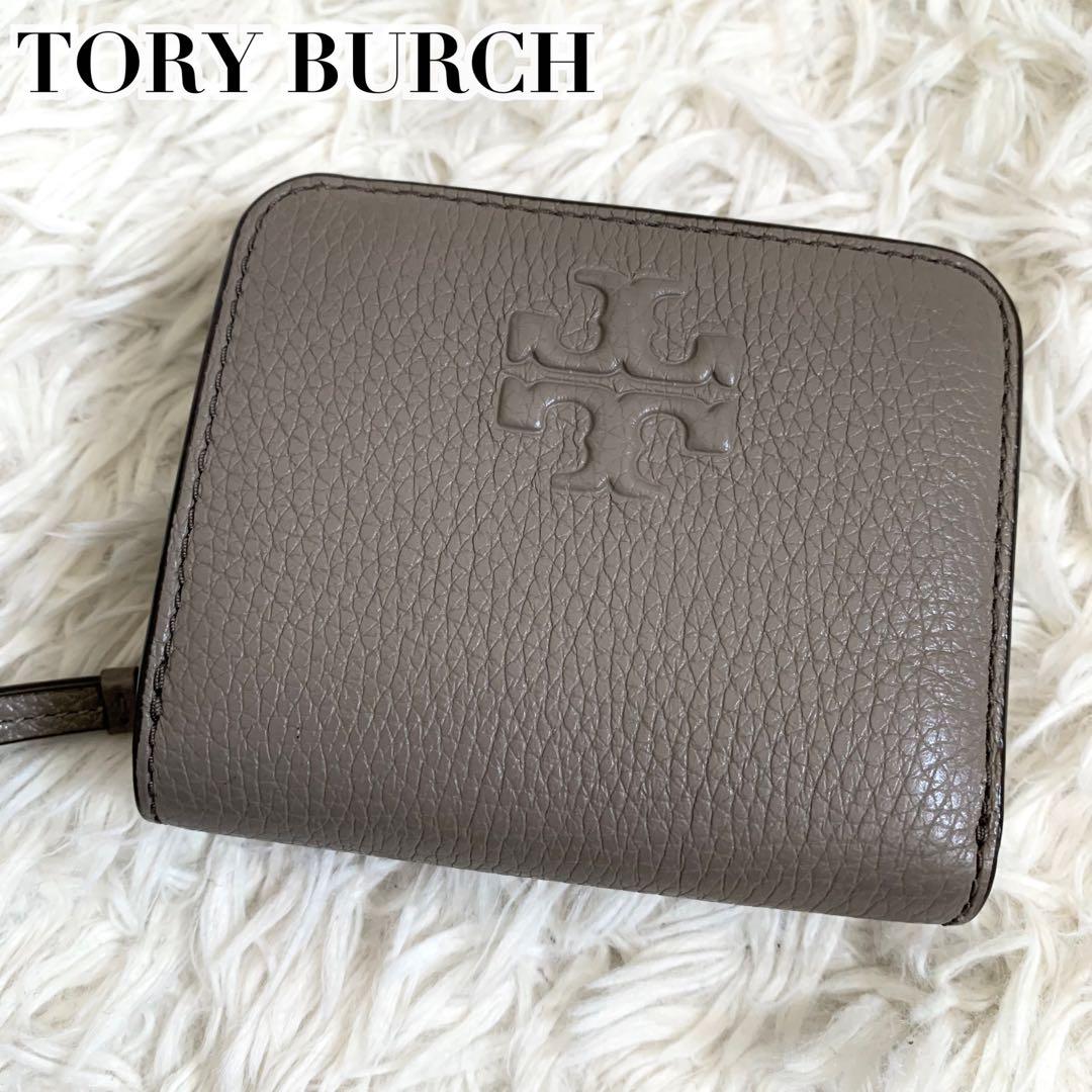 極美品✨トリーバーチ 折り財布 テア ロゴ レザー ジップ ケース グレー 楽天市場】トリーバーチ 財布（カラーブラック）（レディース財布