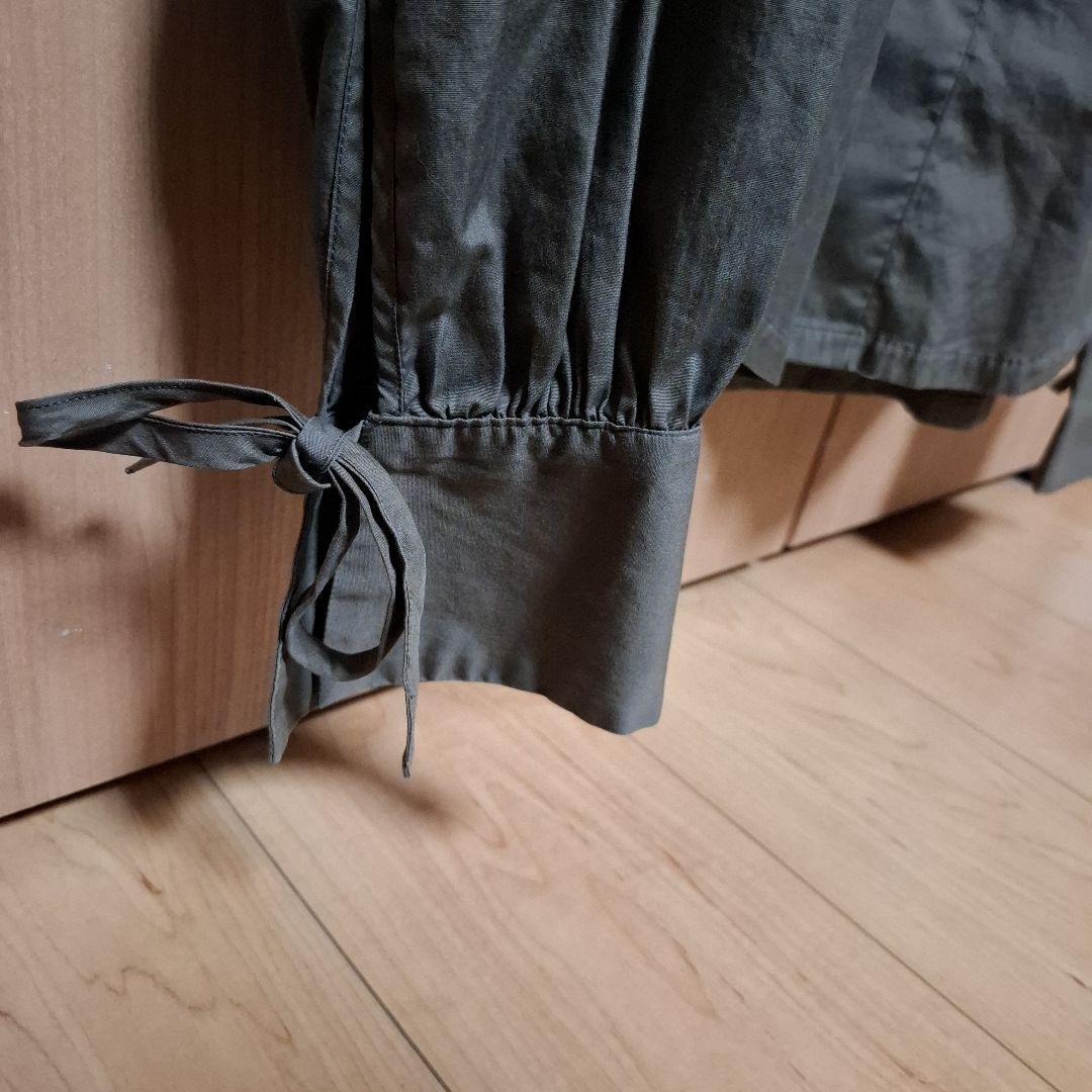 ヴィヴィアンウエストウッドマン リボン 長袖シャツ グリーン 44