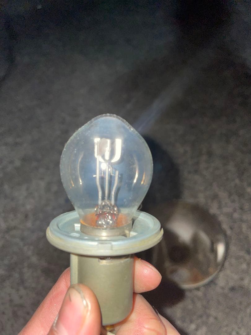 GT380純正ヘッドライトセット ハロゲンバルブ付き - メルカリ