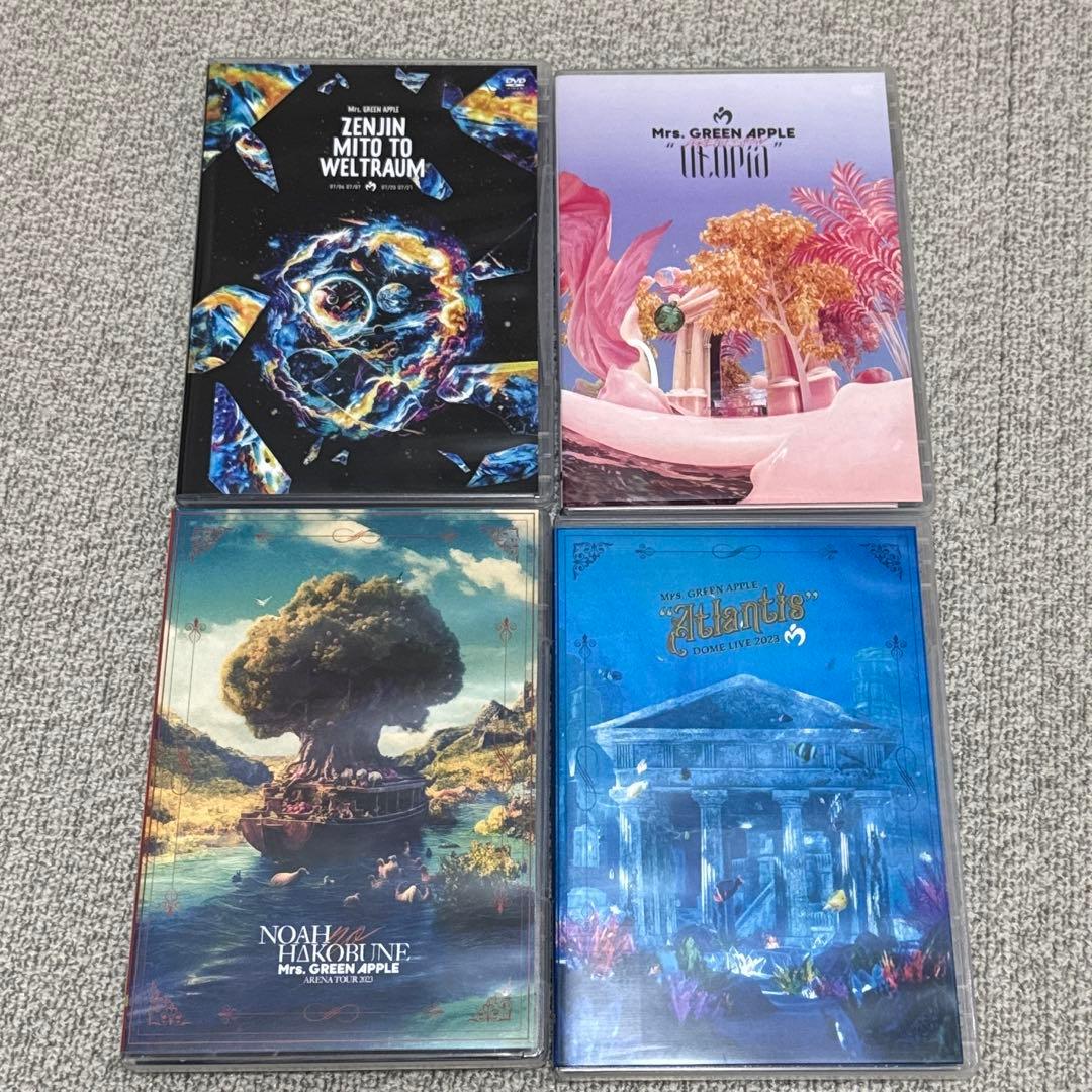 ミセスグリーンアップル ライブDVD 4点セット - メルカリ