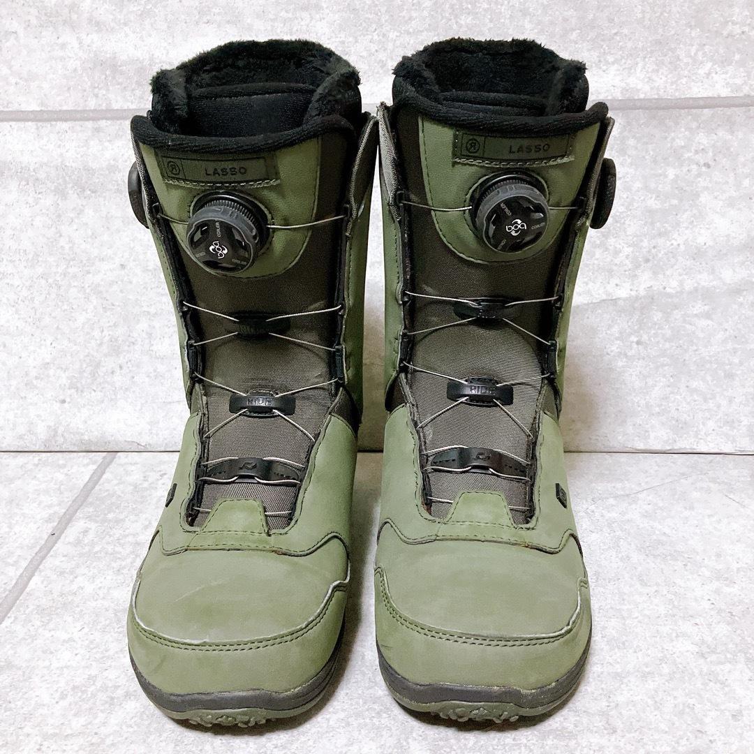 RIDE LASSO BOA スノーボード ブーツ 25.0cm カーキ 美品