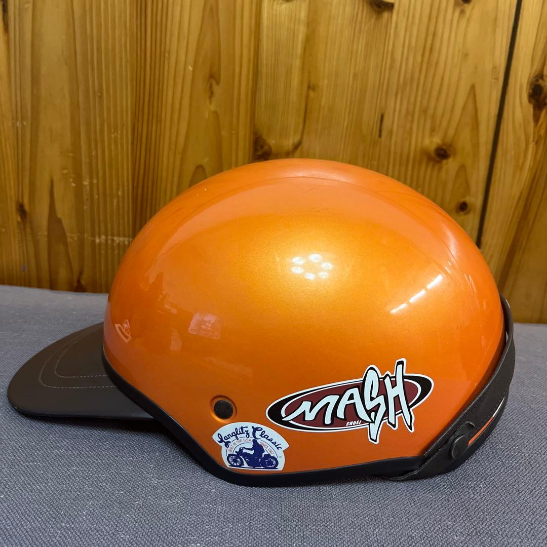 MASH 半帽 オレンジ Amazon | バイクパーツセンター(Bike Parts Center) ヘルメット ハーフ
