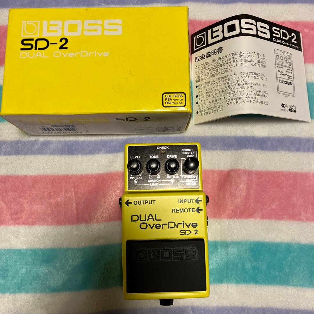 ギター BOSS SD-2 DUAL OverDrive Boss SD-2 Dual Overdrive - Pedal on ModularGrid