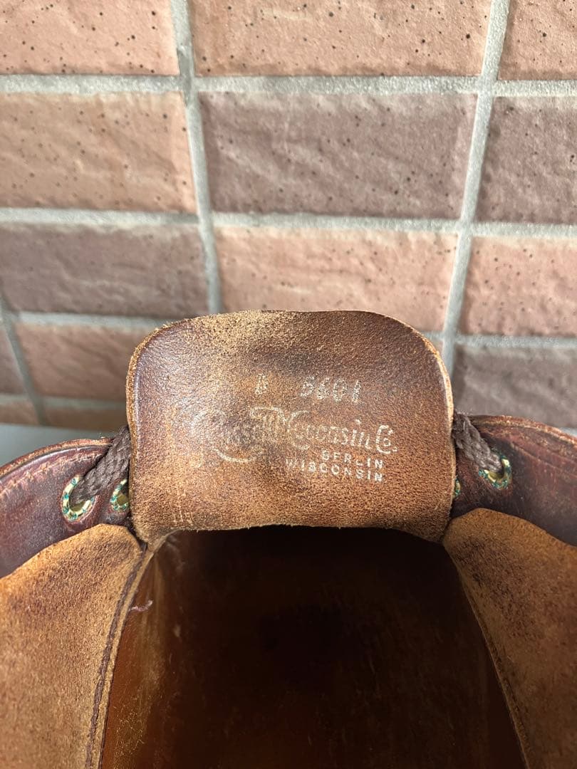 希少 ラッセルモカシン 7 トリプルヴァンプ クロムエクセル 赤茶