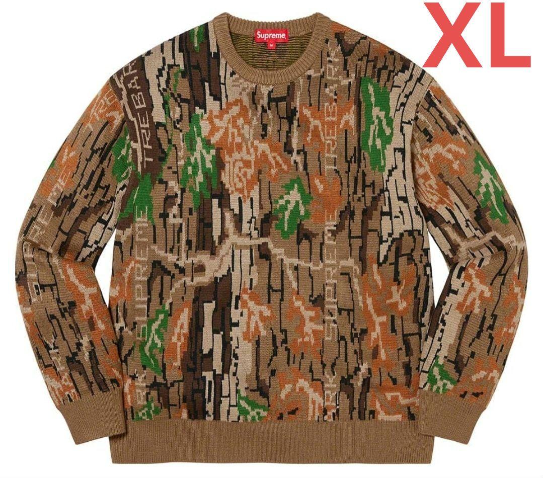 Supreme Trebark Camo Sweater XL - メルカリ