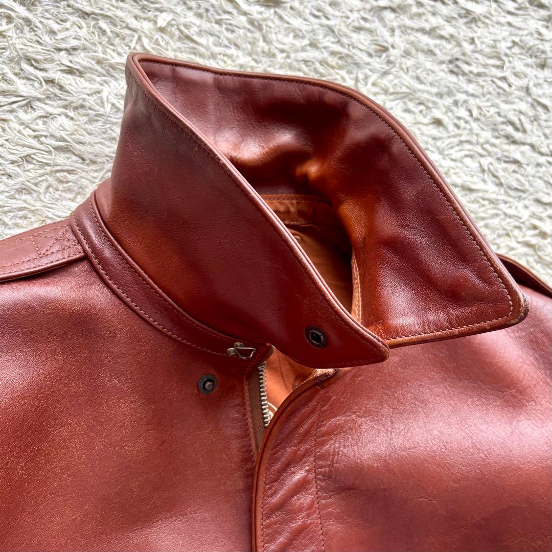 旧リアルマッコイズ A-2 フライトジャケット 実名復刻 ラセット