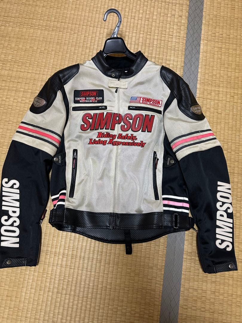 激レア　SIMPSOM プロテクター付きジャケット SIMPSON】【プロテクター付】【アウター】シンプソン『2WAY ライナー付