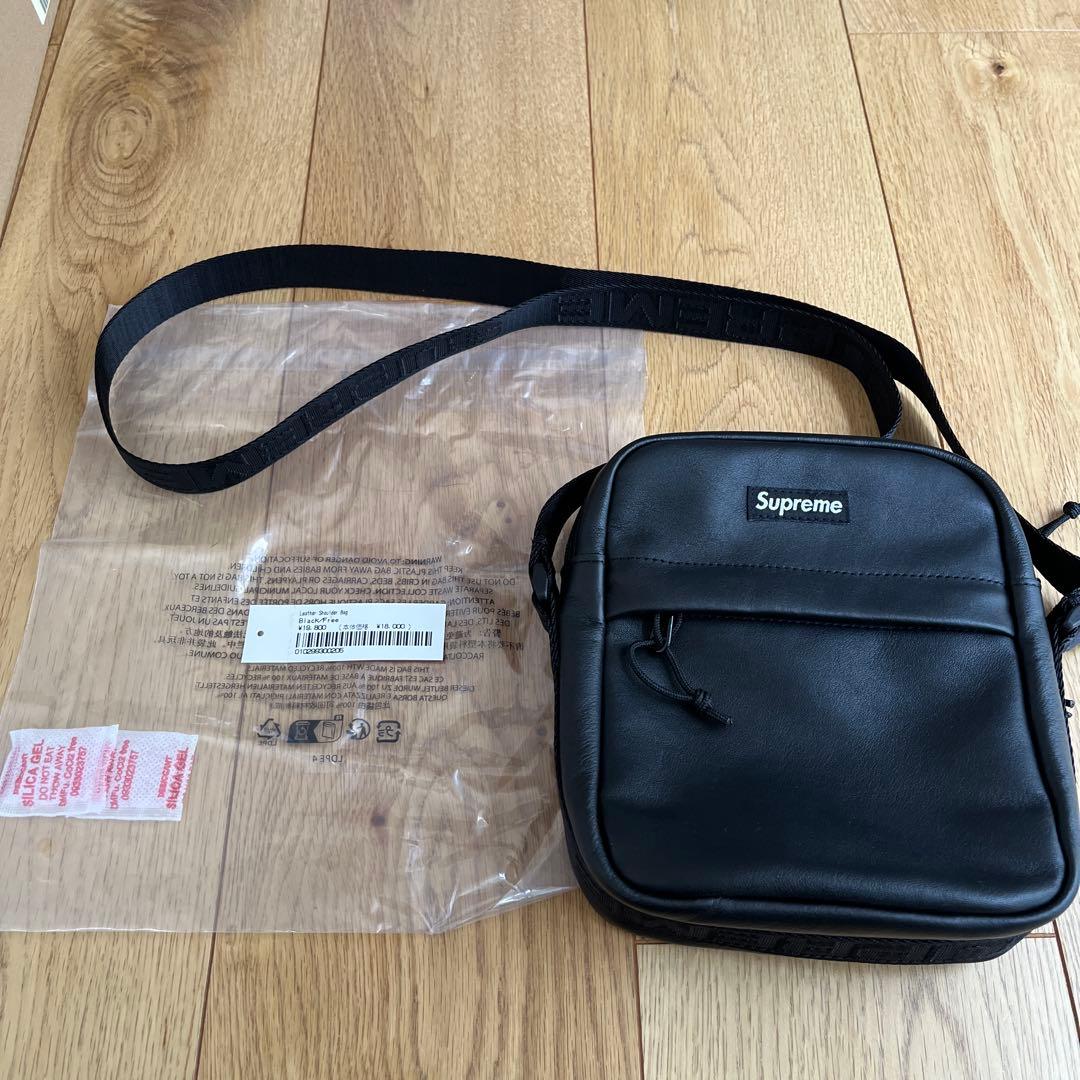 シュプリーム レザー ショルダー バッグ 