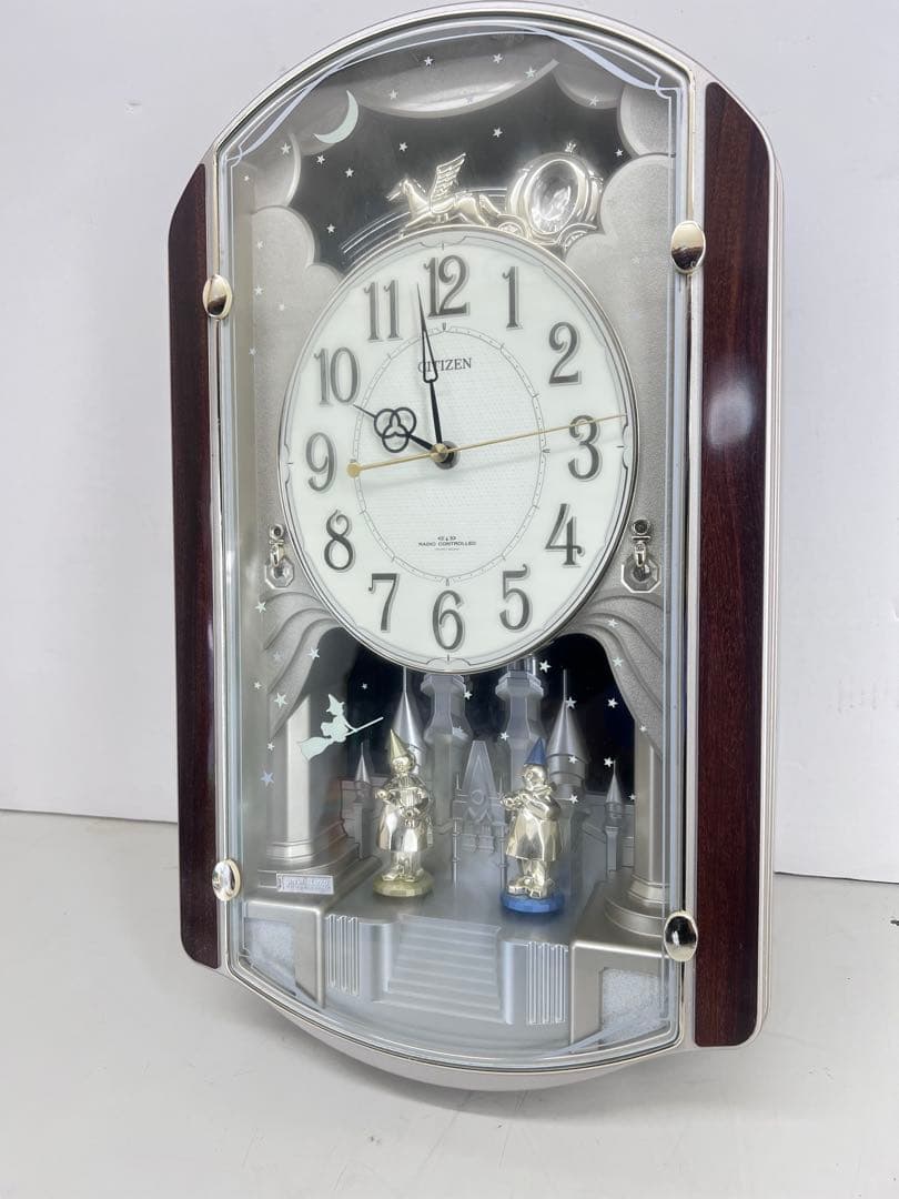 CITIZEN 4MN463-0 からくり時計 仕掛け時計 音楽 電波時計付き - メルカリ