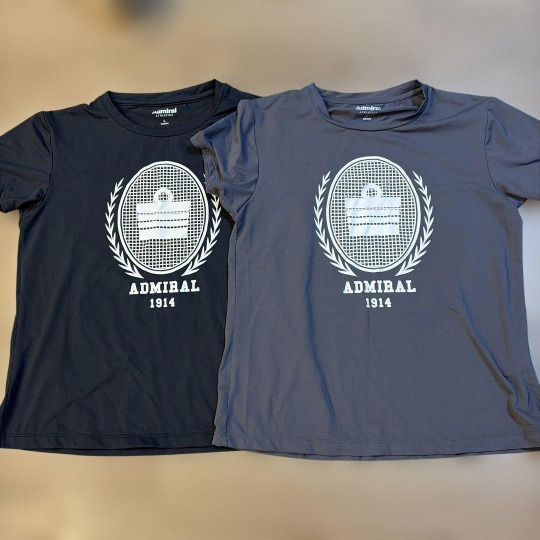 Admiral アドミラル テニス Tシャツ ウェア 2枚セット Lサイズ - メルカリ