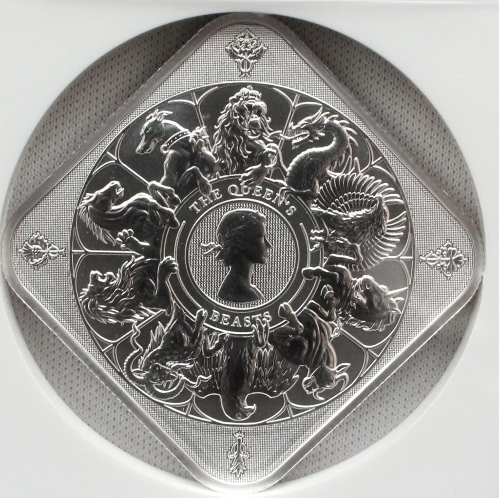 2025年 イギリス クイーンズビースト コンプリーター 1ozシルバーバー