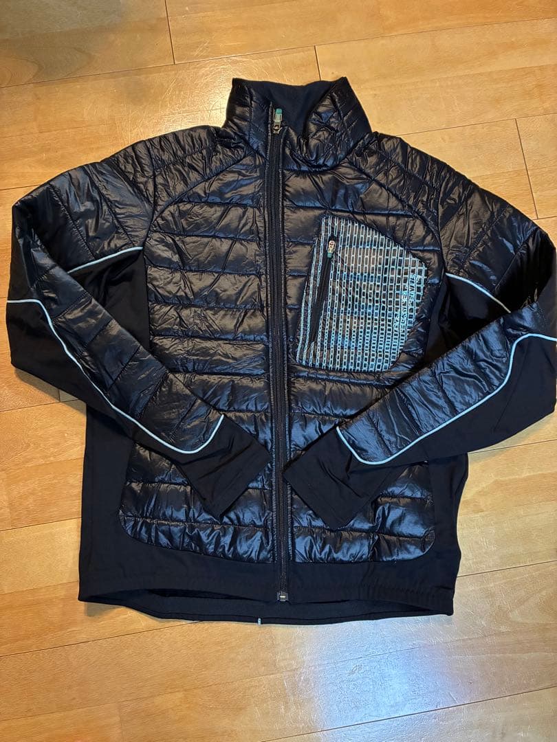 DESCENTE キルティングジャケット 黒 DU6SWBA1M]DESCENTE ALLTERRAIN(デサントオルテライン) HARD SHELL