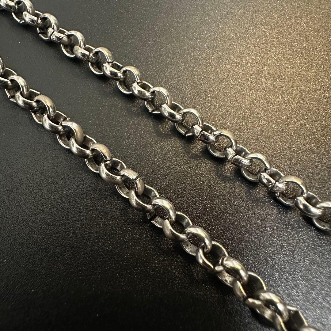 SAAD フェザー ブロンズハート 甲丸チェーン セット ネックレス