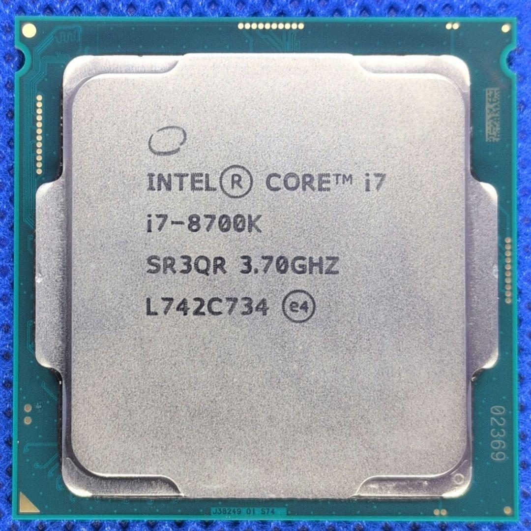 t*)様 Intel Core i7-8700K CPU (管理番号08)