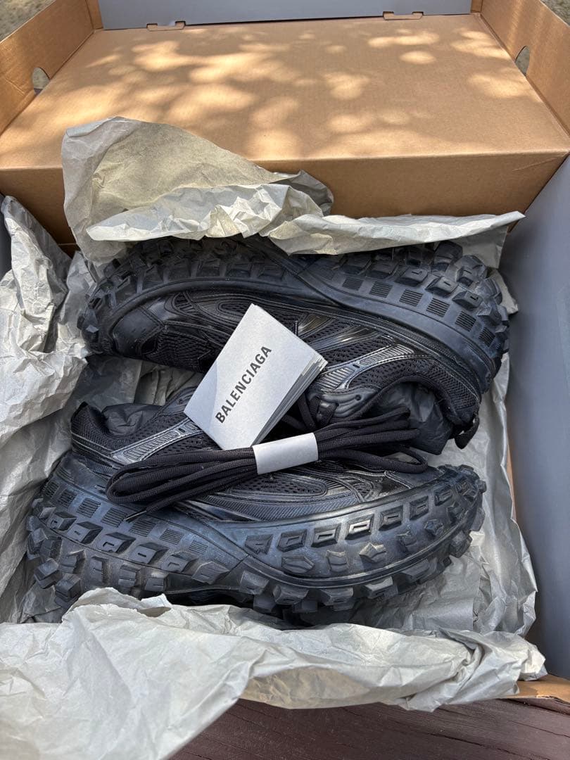 靴 BALENCIAGA defender / bouncer42 BALENCIAGA 厚底スニーカー BOUNCER DEFENDER 685613 メンズ SIZE 27.5
