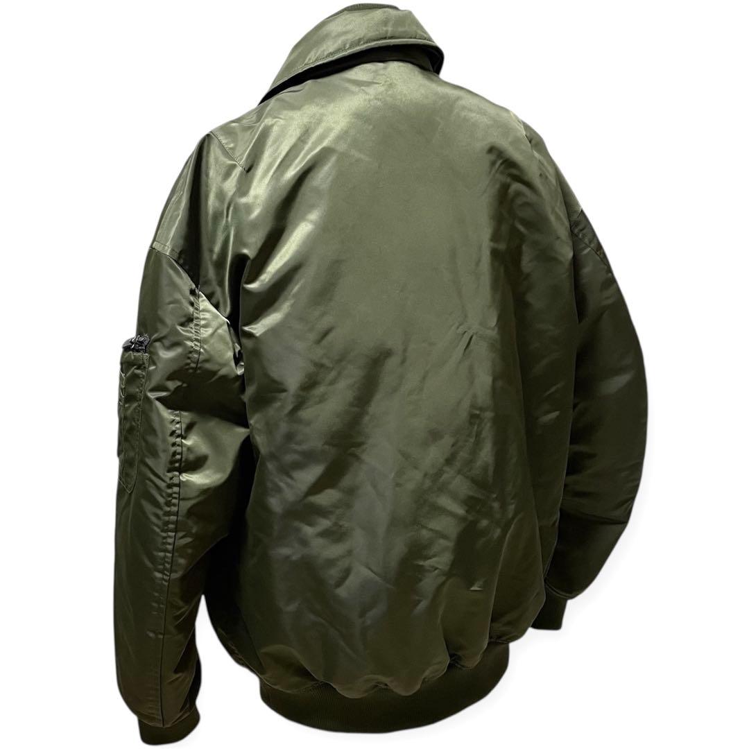 UNIQLO ＋J MA-1 ジャケット ブルゾン グリーン カーキ 襟付き - メルカリ