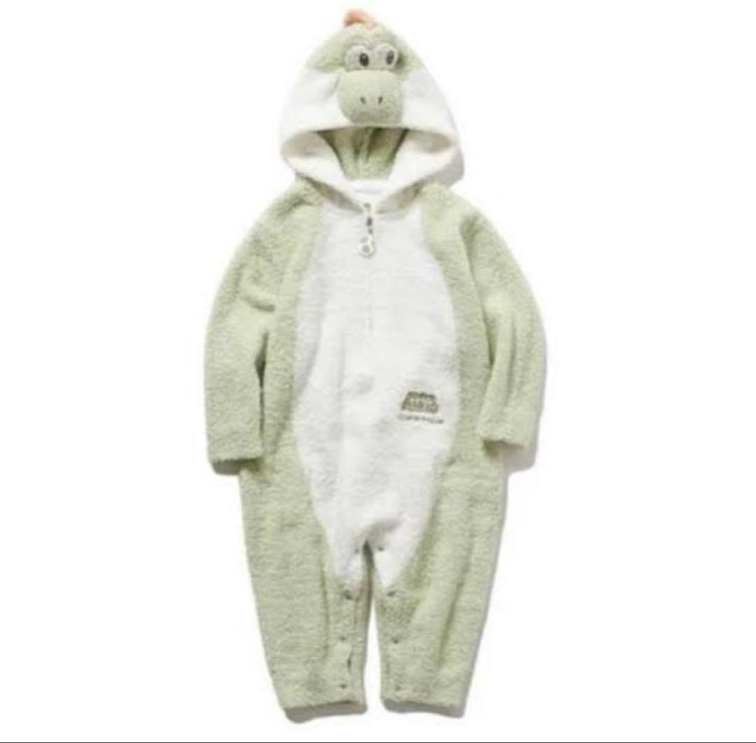 ジェラピケ　ヨッシー　ロンパース ベビー】ヨッシー ロンパース GRN【SUPER MARIO meets GELATO PIQUE