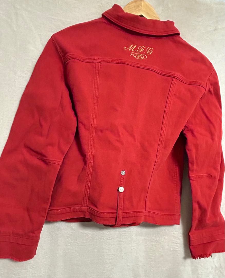 マリテフランソワジルボー デニムジャケット 赤 Y2K - メルカリ