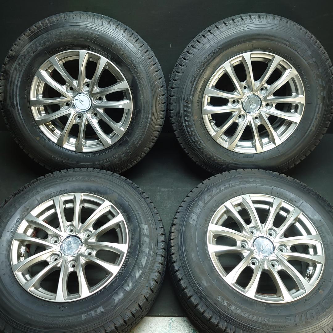 社外アルミ 195/80R15 107/105L 200系 ハイエース 冬 - メルカリ