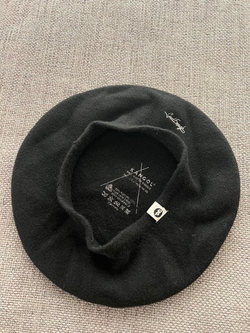 超希少90s初期GOODENOUGH×KANGOL 黒 ベレー帽 藤原ヒロシ - メルカリ