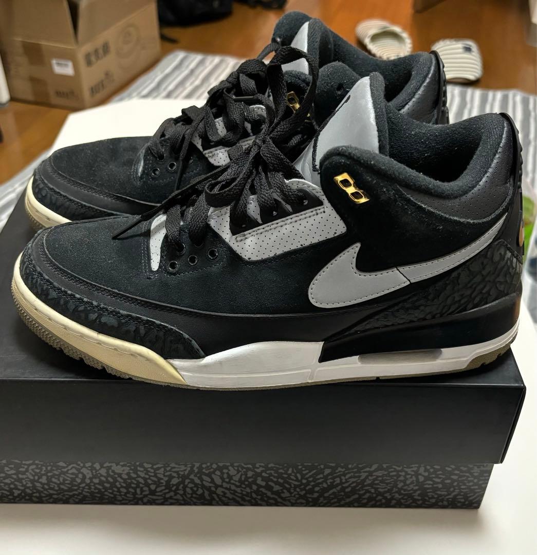 ナイキ エアジョーダン3 レトロ ティンカー ブラック セメント - メルカリ