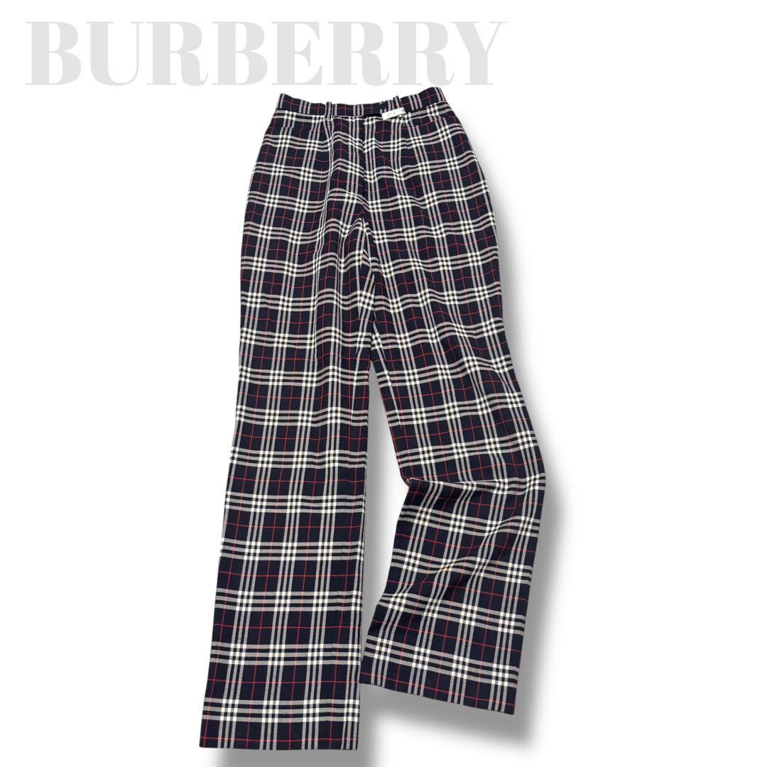 Burberry バーバリー スラックス ノバチェック パンツ ビジネス - メルカリ