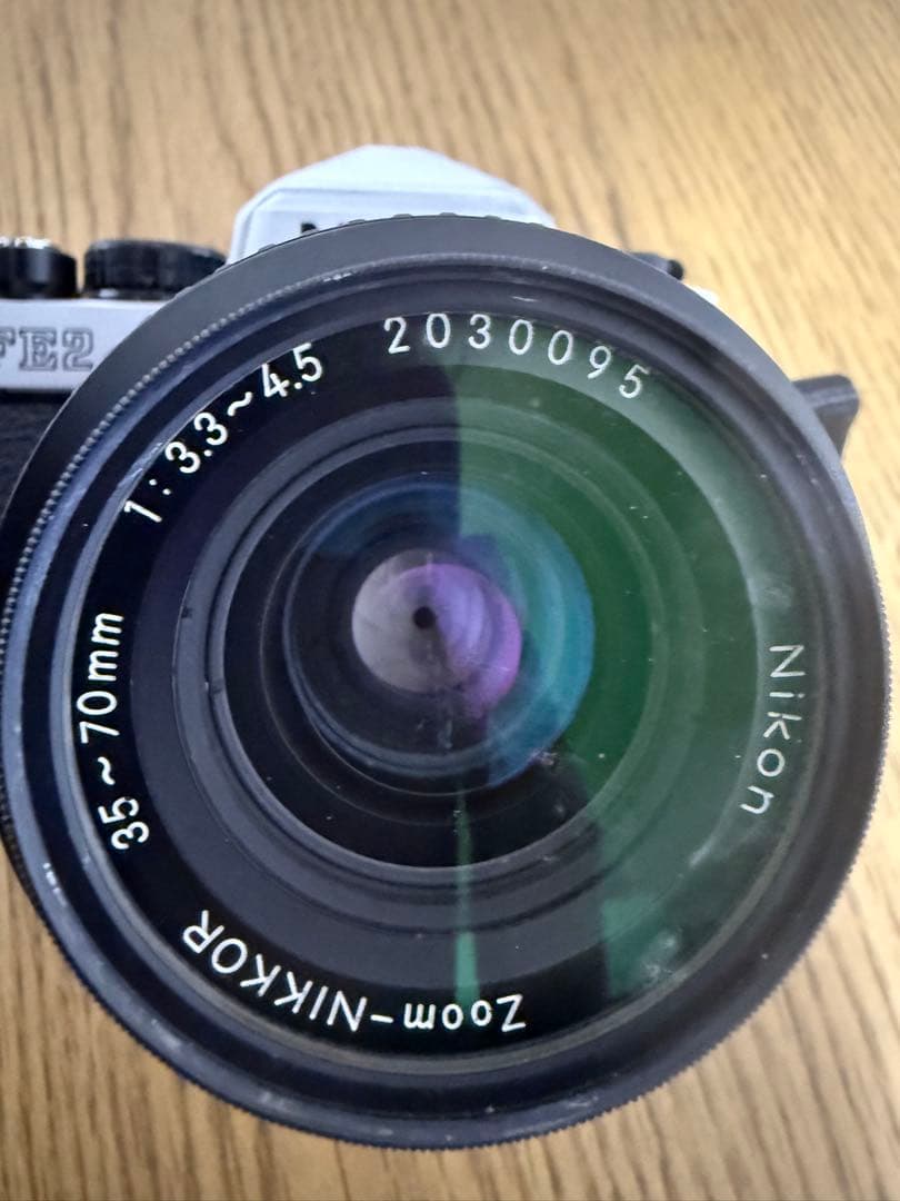 【動作良好美品】Nikon FE2 シルバー + Ai-s 35-70mm