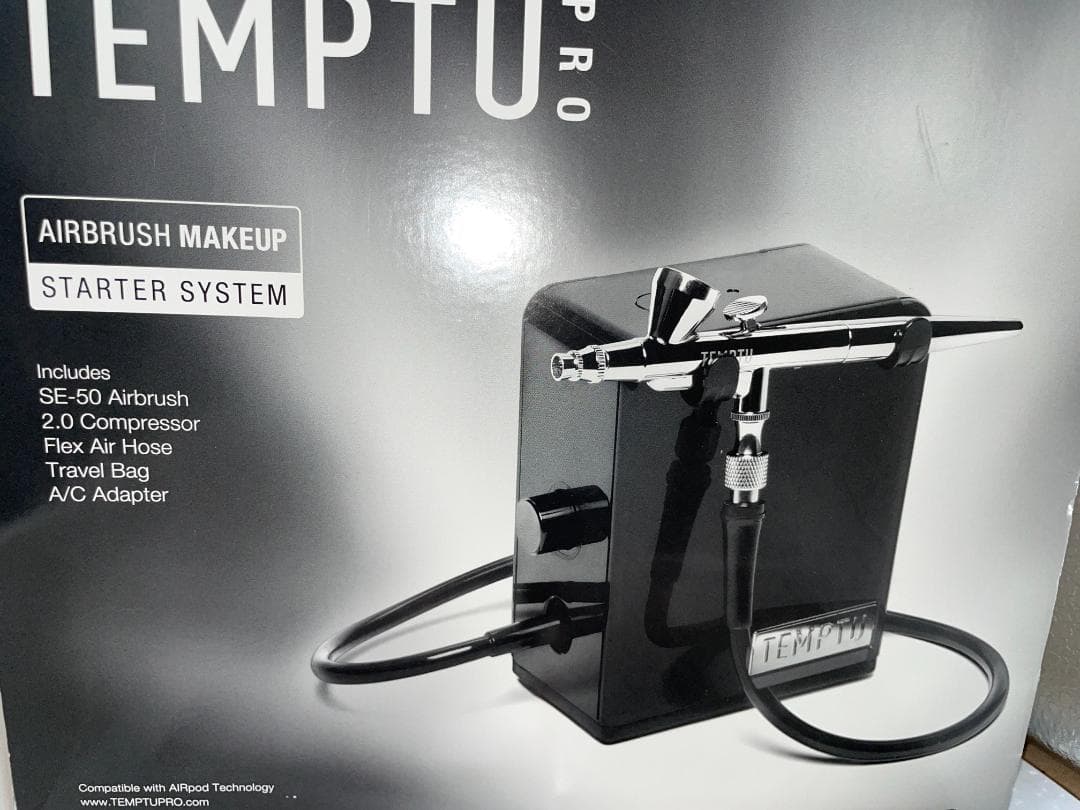 TEMPTU 2.0 コンプレッサーセット・エアブラシシステムセット　新品未使用 TEMPTU 2.0 コンプレッサー キット｜TEMPTU Japan