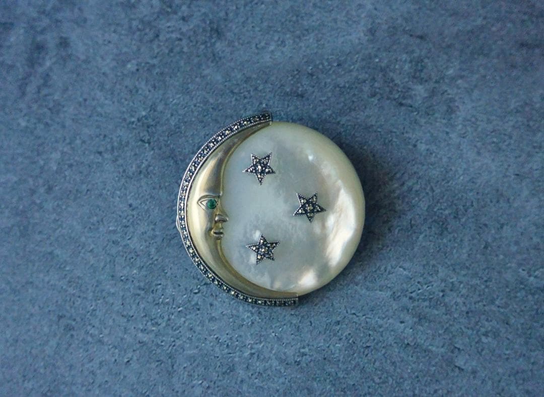 LUKEVI-アメリカンヴィンテージ マザーオブパール エメラルドの瞳を