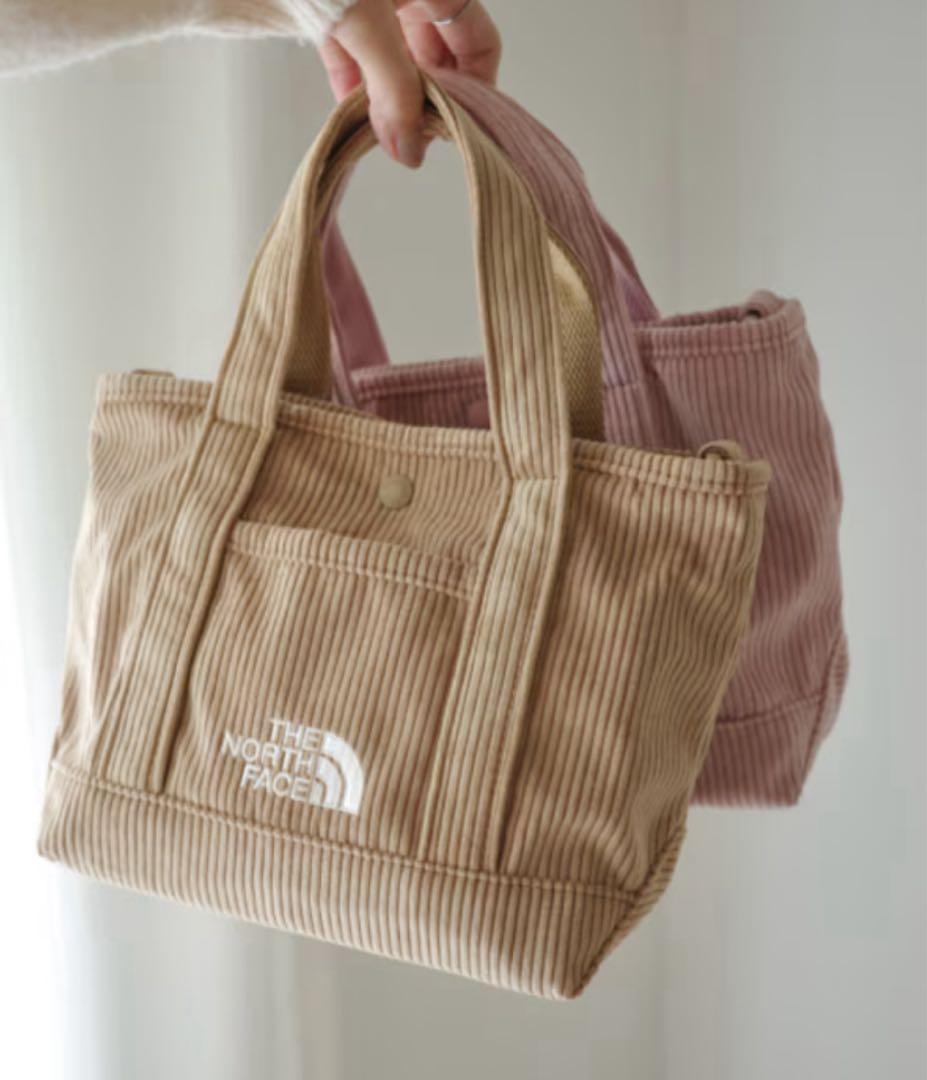 THE NORTH FACE コーデュロイ トートバッグ ショルダー ベージュ