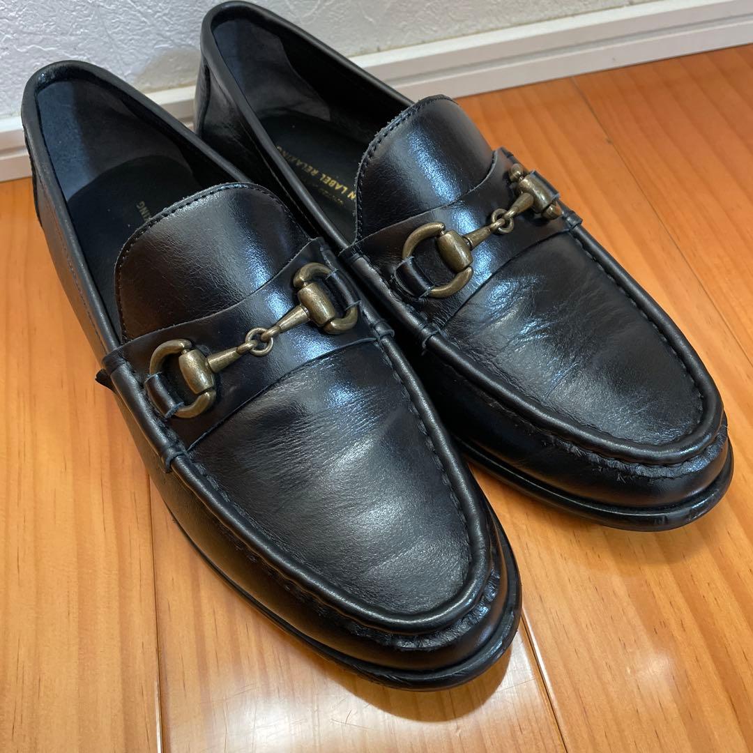 UNITEDARROWS GREENLABEL 黒　ビットローファー　26cm UNITED ARROWS green label relaxing｜クッショニーシューズ