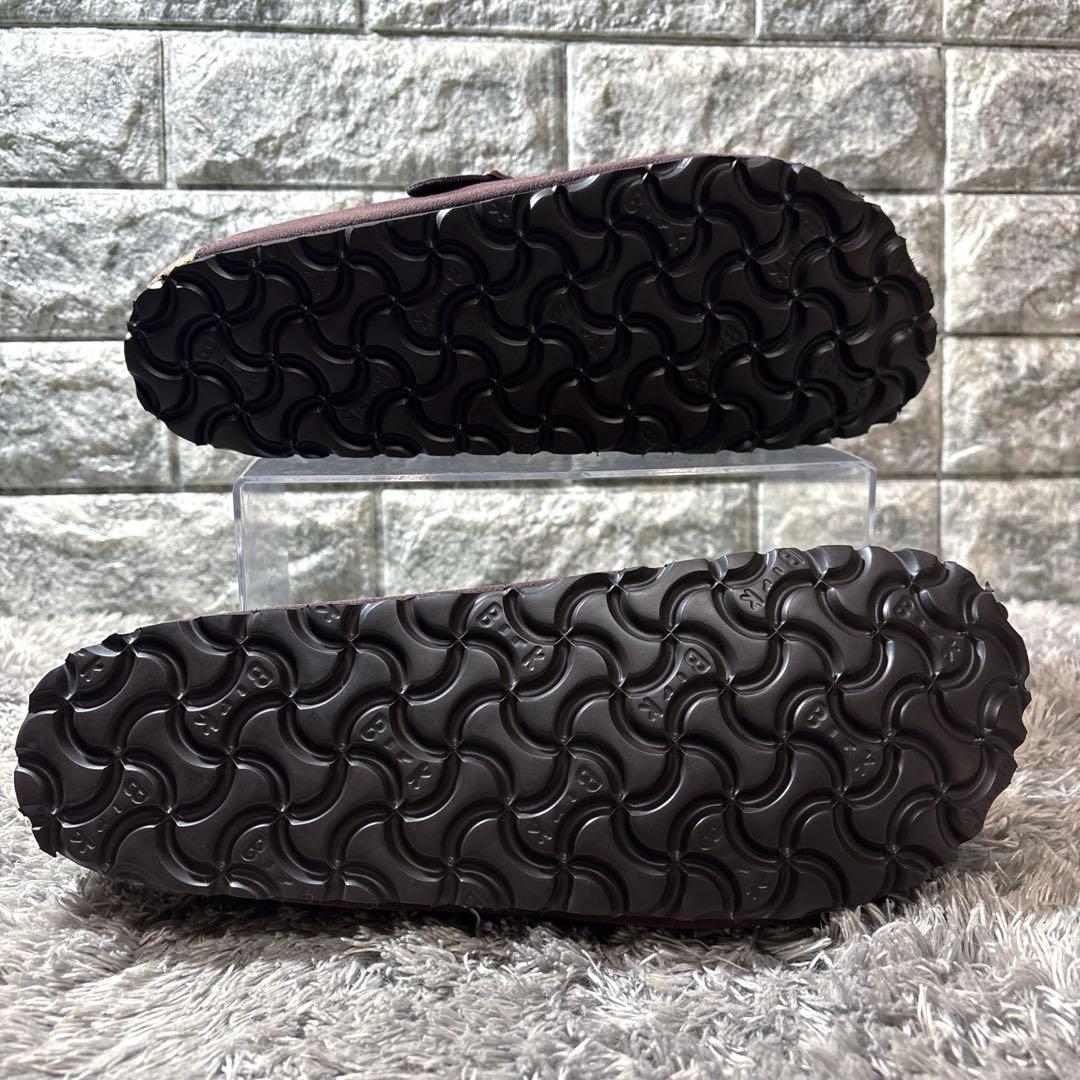新品❣️ビルケンシュトック ボストン ムートン ダークブラウン 箱タグ