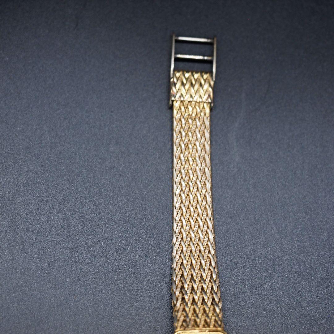 オメガ デヴィル 10K RGP ゴールド文字盤 レディース 手巻き 不動