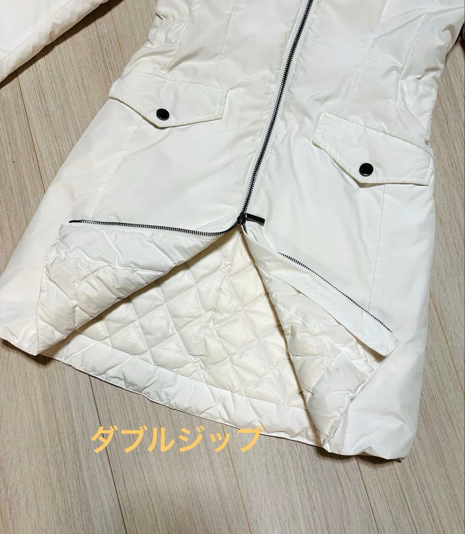 アルマーニエクスチェンジ】ホワイトダウン フード付き 未使用 - メルカリ