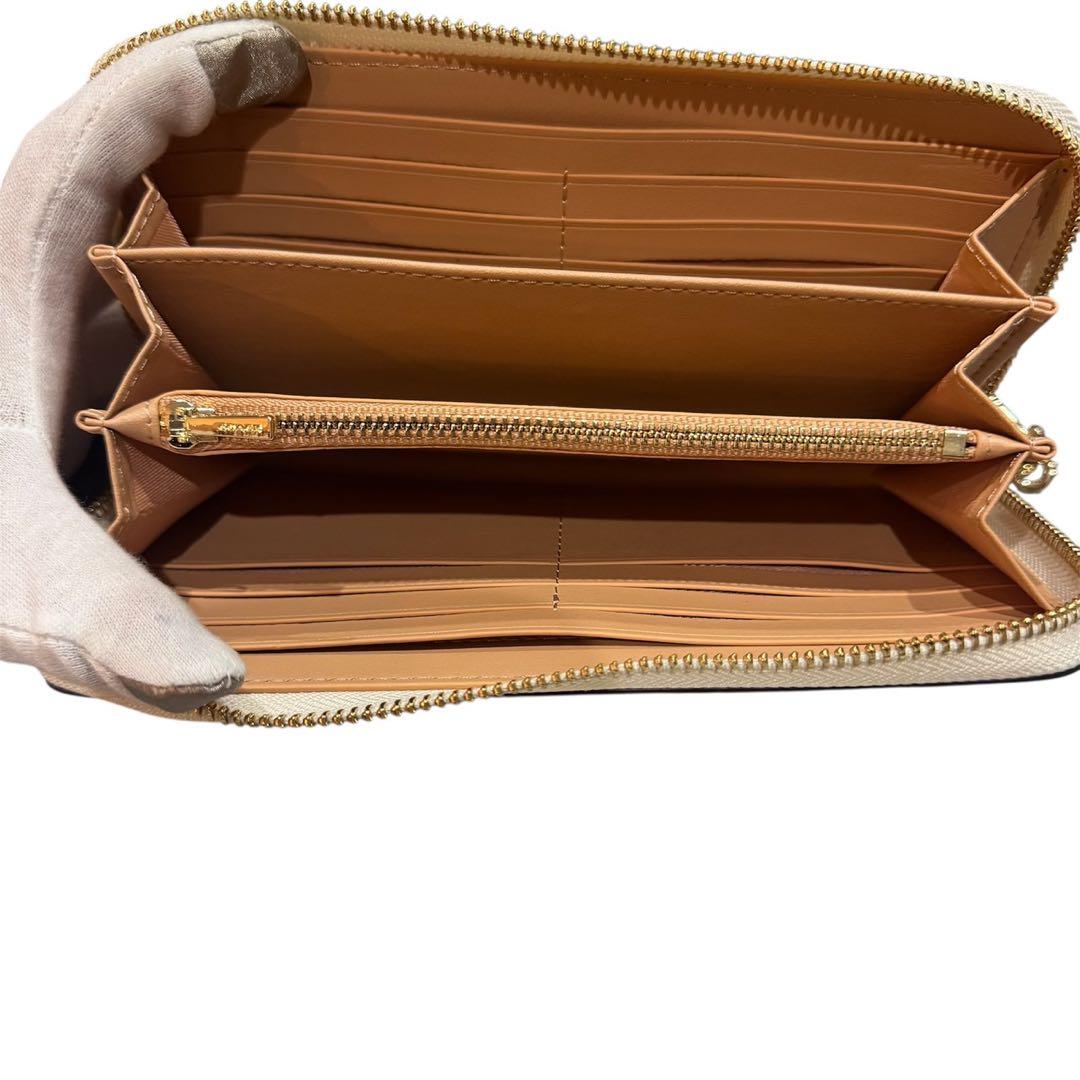 COACH コーチ フラワーデザイン 長財布 ギフト プレゼント 誕生日 記念