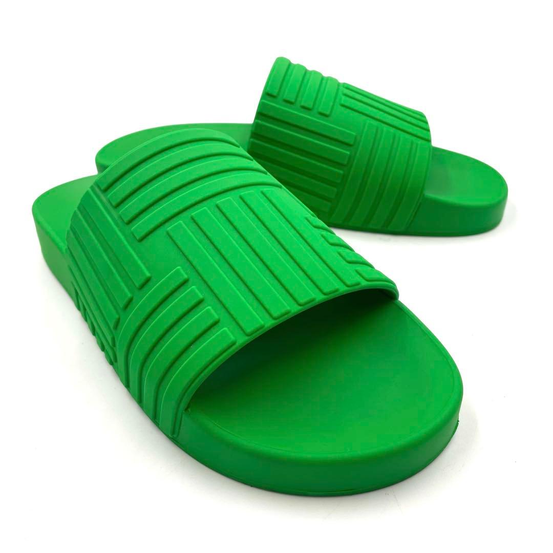 《未使用級》ボッテガヴェネタ デイジー スライダー サンダル スライド グリーン