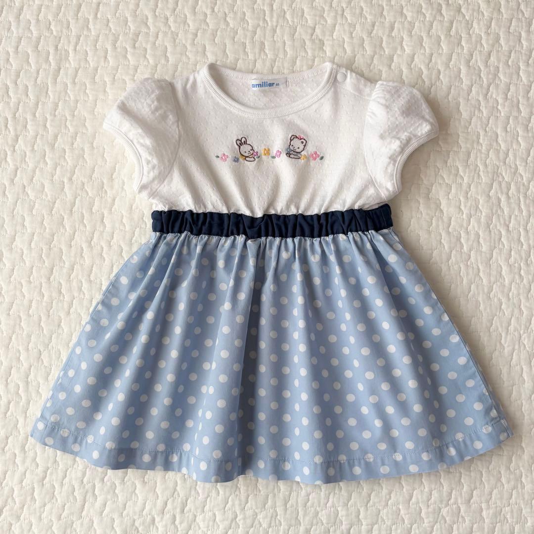 familiar ファミリア ワンピース 80 - メルカリ
