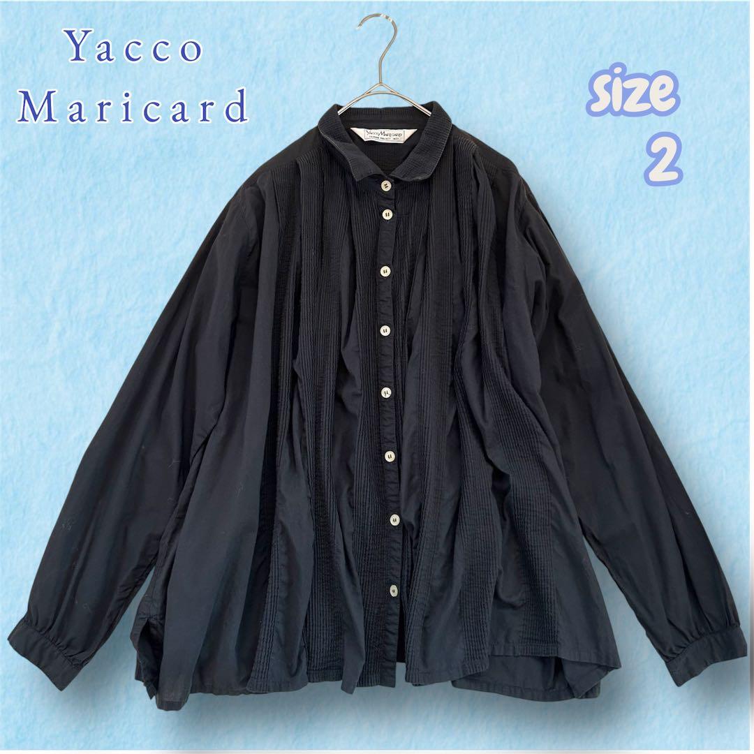 YACCOMARICARD】ヤッコマリカルド ピンタック シャツ ブラウス - メルカリ
